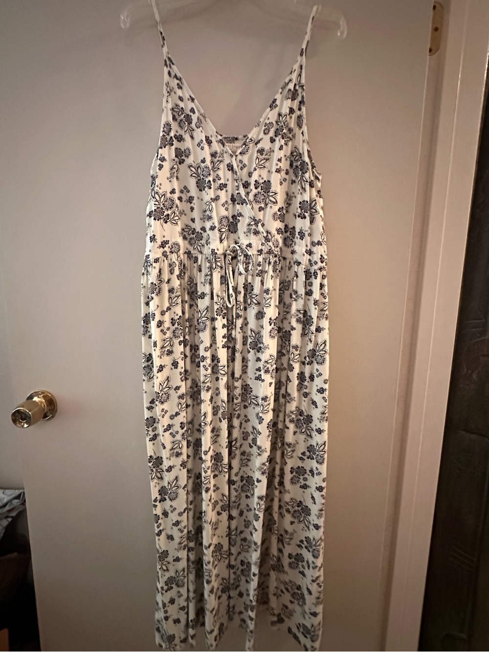 Christy Dawn Cream Floral Spaghetti Strap Midi Dress “the Lincoln” size Medium - Picture 3 of 11